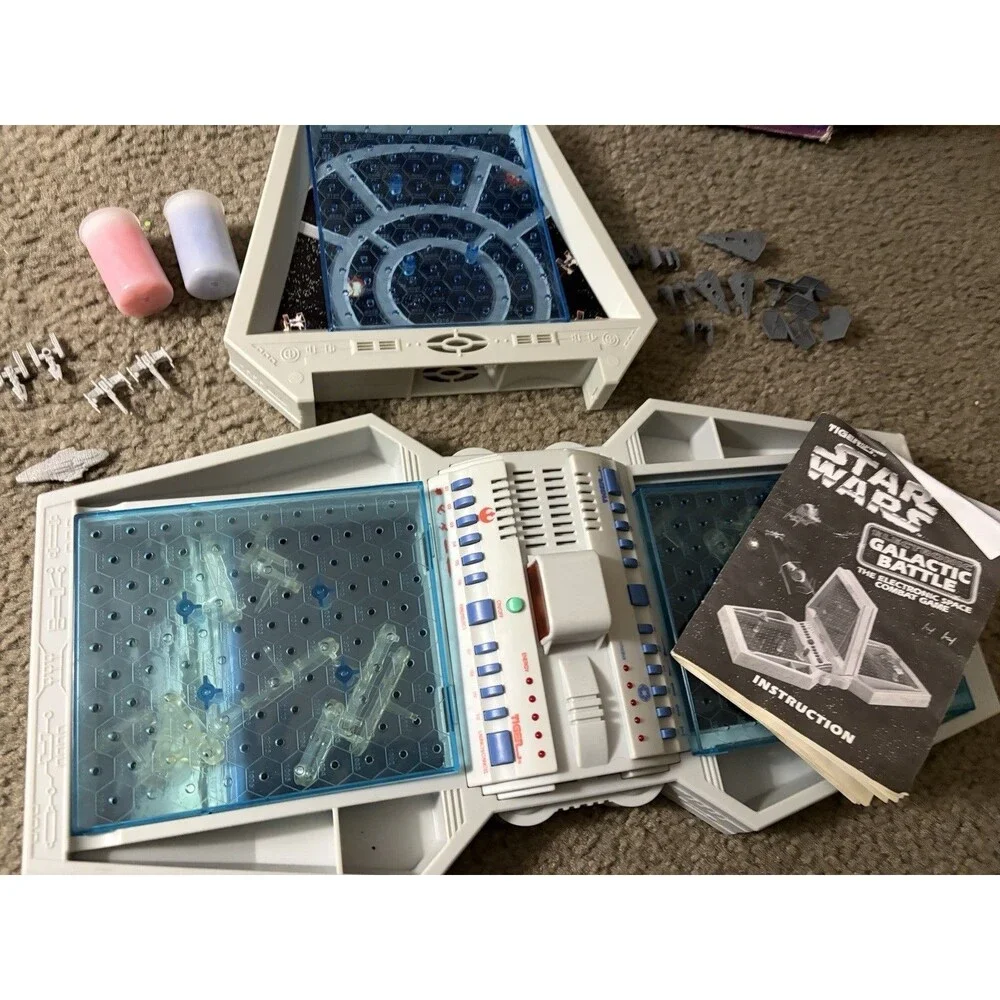 Tiger Electronics Star Wars Electronic Galactic Battle Board Game Sound Effects